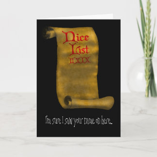 Cartes Pour Fêtes Annuelles Je suis sûr que j'ai vu votre nom sur ici…