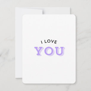 Cartes Pour Fêtes Annuelles Je T'Aime