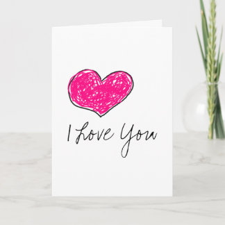 Cartes Pour Fêtes Annuelles Je T'Aime