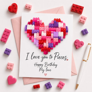 Cartes Pour Fêtes Annuelles Je t'aime à en mourir Joyeux Anniversaire Mon Amou