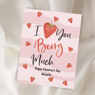 Cartes Pour Fêtes Annuelles Je t'aime beaucoup citation de la Saint-Valentin c