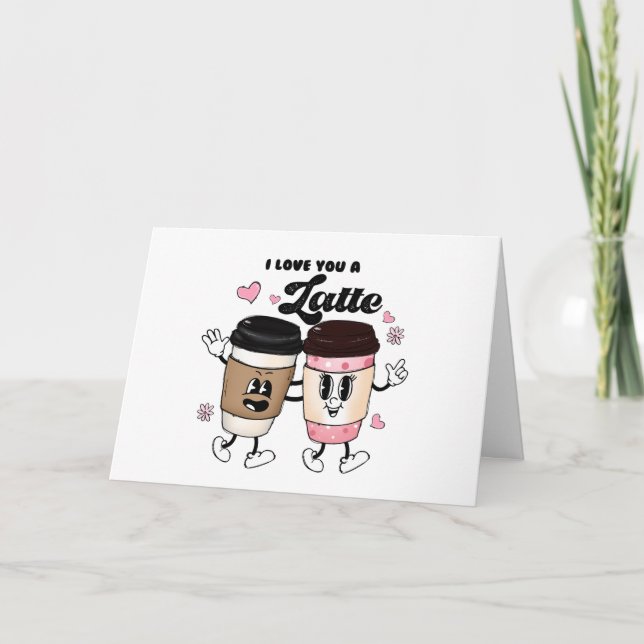 Cartes Pour Fêtes Annuelles Je t'aime beaucoup pour la Saint-Valentin drôle ro (Devant)