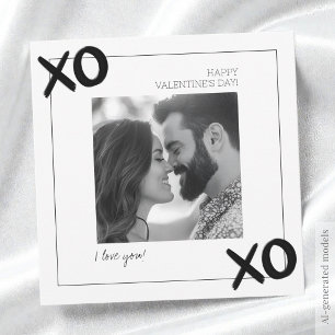 Cartes Pour Fêtes Annuelles Je t'aime Joyeuse Saint-Valentin Mari XOXO