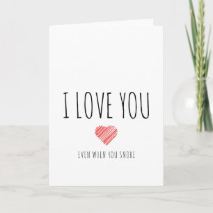 Cartes Pour Fêtes Annuelles Je T'Aime Même Quand Tu Te Serres