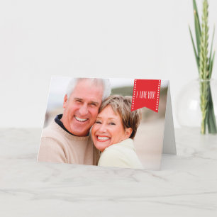 Cartes Pour Fêtes Annuelles Je T'Aime. Photo personnalisée de la Saint Valenti