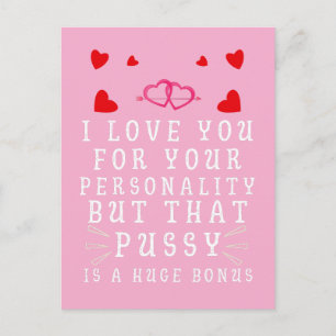 Cartes Pour Fêtes Annuelles Je t'aime pour ta personnalité