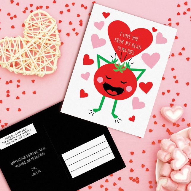 Cartes Pour Fêtes Annuelles Je t'aime Salutation pour la Saint-Valentin à la t (Créateur téléchargé)