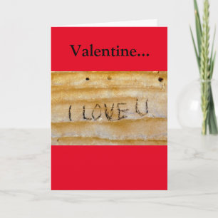 Cartes Pour Fêtes Annuelles Je T'Aime Sur Rock Valentine