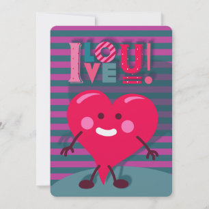 Cartes Pour Fêtes Annuelles Je T'Aime ! Vraiment, je le fais ! Vous Customis