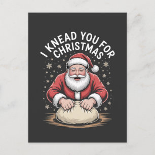 Cartes Pour Fêtes Annuelles Je t'embrasse pour la cuisine du Père Noël de la b