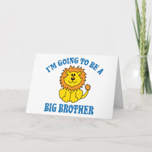 Cartes Pour Fêtes Annuelles Je vais être un grand frère