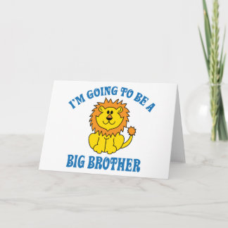 Cartes Pour Fêtes Annuelles Je vais être un grand frère