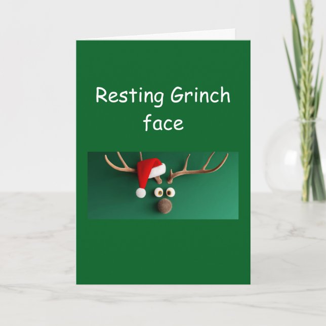 CARTES POUR FÊTES ANNUELLES * JE VAIS "VOUS MANQUER" À NOËL !" (Devant)