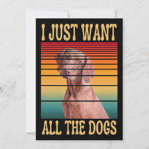 CARTES POUR FÊTES ANNUELLES JE VEUX JUSTE TOUS LES CHIENS
