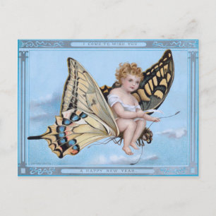 Cartes Pour Fêtes Annuelles Je viens vous souhaiter - Joyeuse NOUVELLE ANNÉE