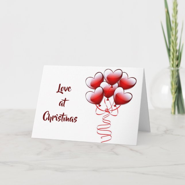 CARTES POUR FÊTES ANNUELLES ***JE VOUS AIME*** & ÊTRE AVEC VOUS À NOËL (Devant)