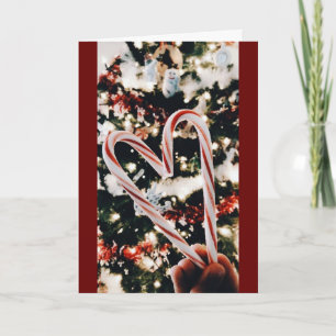 CARTES POUR FÊTES ANNUELLES JE "VOUS AIME" PLUS QUE DES SUCRES DE CANNE EN FOR