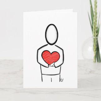 Cartes Pour Fêtes Annuelles Je vous envoie seulement l'amour