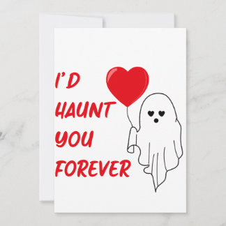 Cartes Pour Fêtes Annuelles Je vous hanterais pour toujours Saint-Valentin Cré