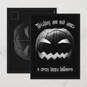 Cartes Pour Fêtes Annuelles Je vous souhaite, ainsi qu'aux vôtres, un Hallowee