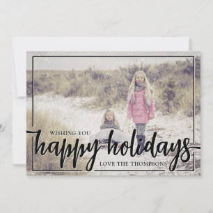 Cartes Pour Fêtes Annuelles Je vous souhaite de bonnes vacances Photo