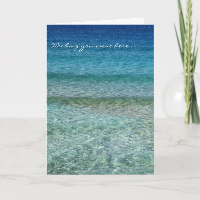 Cartes Pour Fêtes Annuelles Je vous souhaite d'être ici Carte, enveloppes incl (Devant)