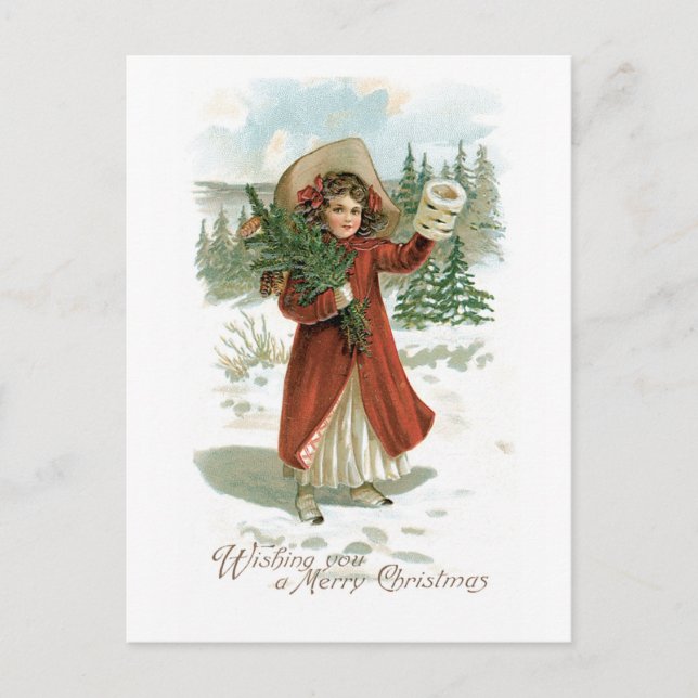 Cartes Pour Fêtes Annuelles Je vous souhaite un joyeux Noël (Devant)