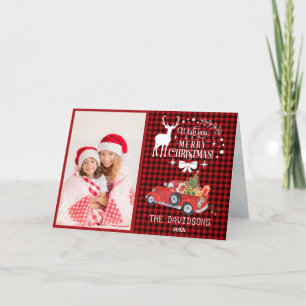 Cartes Pour Fêtes Annuelles Je Vous Souhaite Un Joyeux Noël Typographie Photo