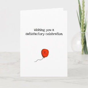 Cartes Pour Fêtes Annuelles Je vous souhaite une fête satisfaisante