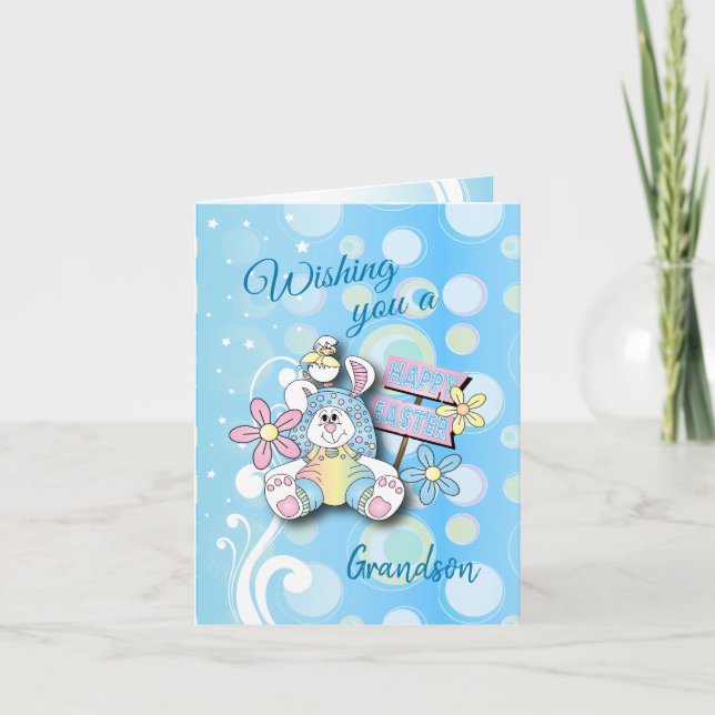 Cartes Pour Fêtes Annuelles Je vous souhaite une joyeuse Pâques (Devant)