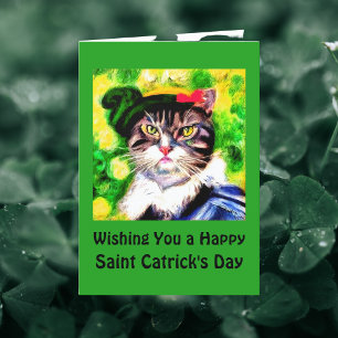 Cartes Pour Fêtes Annuelles Je vous souhaite une joyeuse Saint Catrick's Day D