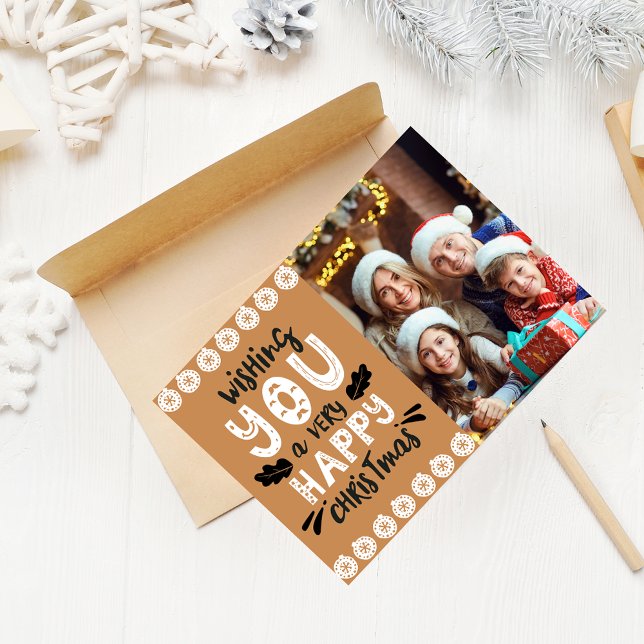 Cartes Pour Fêtes Annuelles Je vous souhaite une très heureuse photo de famill (Créateur téléchargé)