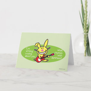 Cartes Pour Fêtes Annuelles J'écris une chanson