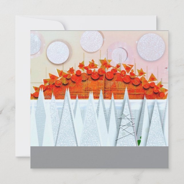 Cartes Pour Fêtes Annuelles JESSICA ANNE FRANK "WINTER" Thank You Card (Devant)