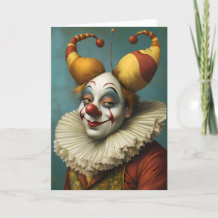 Cartes Pour Fêtes Annuelles Jester April Fools Day