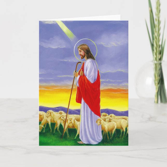 Cartes Pour Fêtes Annuelles Jésus (Devant)