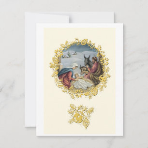 Cartes Pour Fêtes Annuelles Jésus bébé
