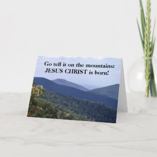 Cartes Pour Fêtes Annuelles Jésus Christ est né !