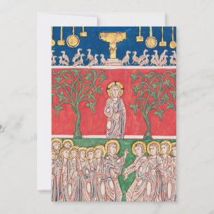 Cartes Pour Fêtes Annuelles Jésus-Christ et les 12 Apôtres
