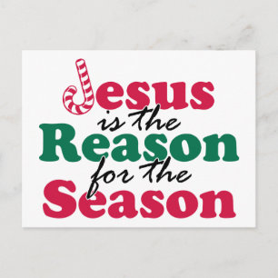 Cartes Pour Fêtes Annuelles Jésus est la raison