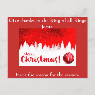 Cartes Pour Fêtes Annuelles Jésus est la raison de la collection de la saison