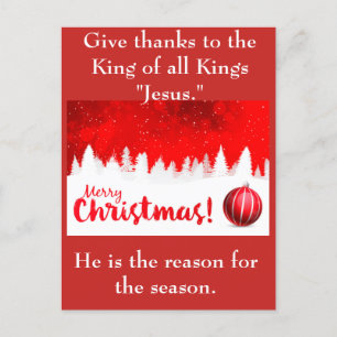 Cartes Pour Fêtes Annuelles Jésus est la raison de la collection de saison