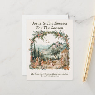 Cartes Pour Fêtes Annuelles Jésus Est La Raison De La Saison