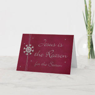 Cartes Pour Fêtes Annuelles Jésus est la raison de la saison