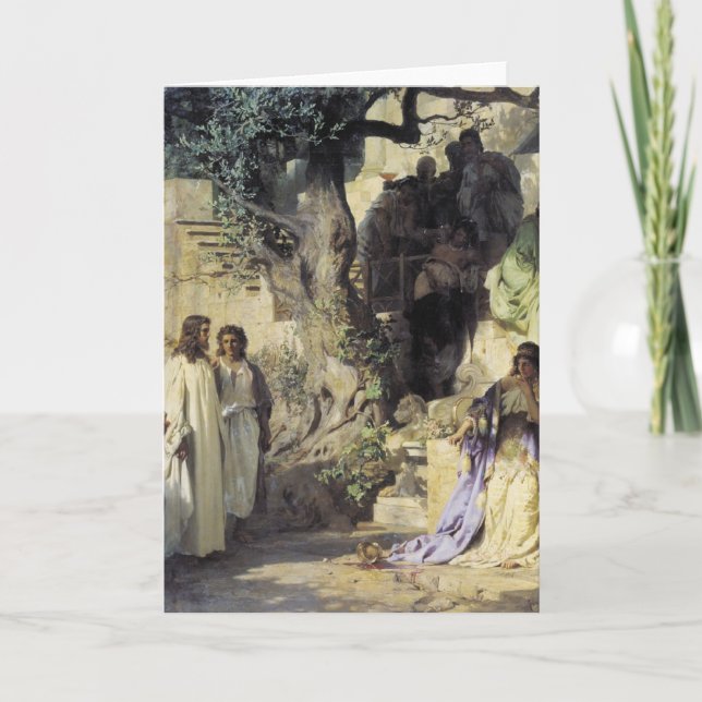 Cartes Pour Fêtes Annuelles Jésus et les pécheurs (Devant)