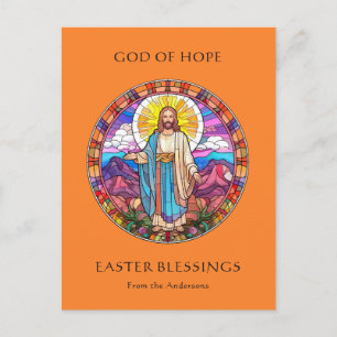 Cartes Pour Fêtes Annuelles Jésus Résurrection Religieux Catholique Pâques
