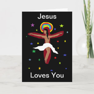 Cartes Pour Fêtes Annuelles Jésus t'aime