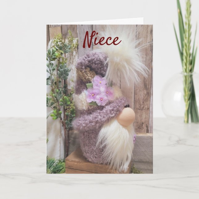 Cartes Pour Fêtes Annuelles * JETEZ NOËL* à notre *NIECE* (Devant)