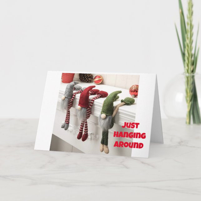 CARTES POUR FÊTES ANNUELLES JETEZ-VOUS DE NOËL ! (Devant)