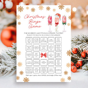 Cartes Pour Fêtes Annuelles Jeu de Bingo de Noël